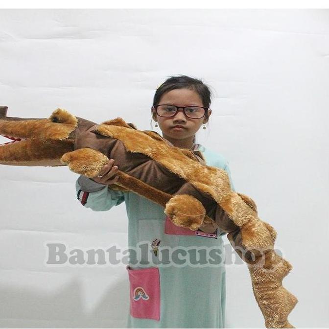 NEWW Boneka Buaya Boneka Reptile Jumbo 110CM Lembut