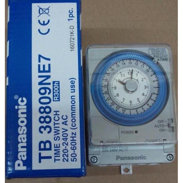 Backx- Timer Listrik Panasonic / Pengatur Ktu / Din Rail Timer Tb 3Ne9