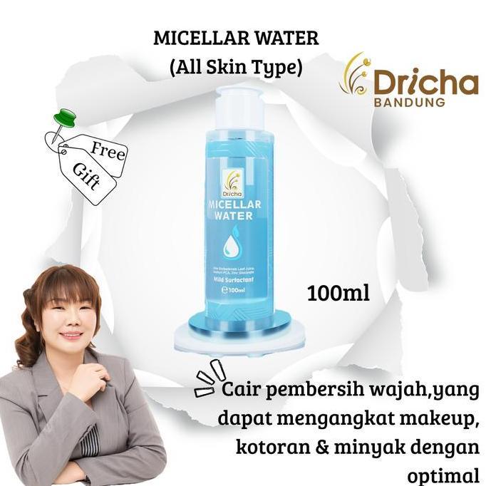 Wess- Dricha Micellar Ter Mild Deep Cleansing Remover, Cleaning Make Up Jah, Kotoran Dan Minyak Berl