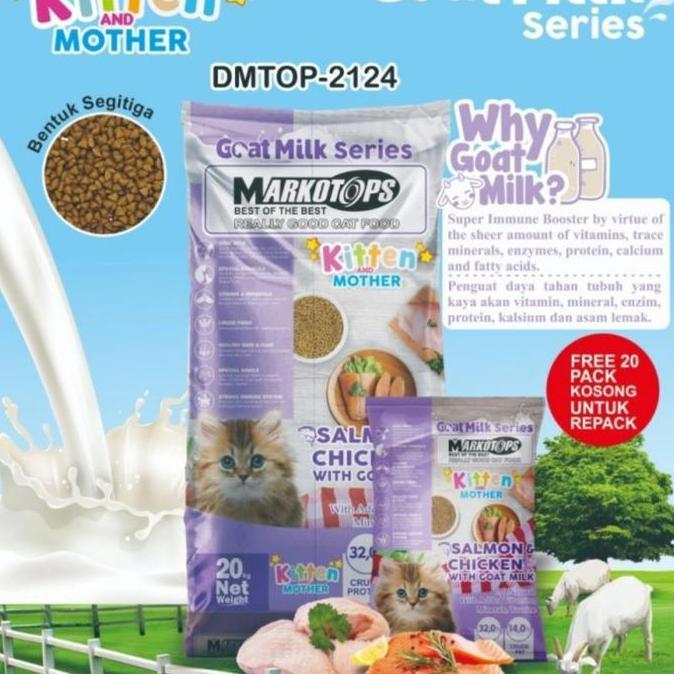 [PASTI MURAH] dry food kitten 20 kg / markotops kitten 20 kg / cat food kitten