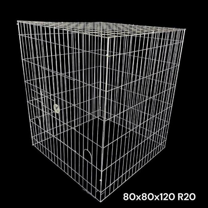 Kandang Galvanis 80x80x120 SM untuk ayam dan hewan peliharaan lainnya