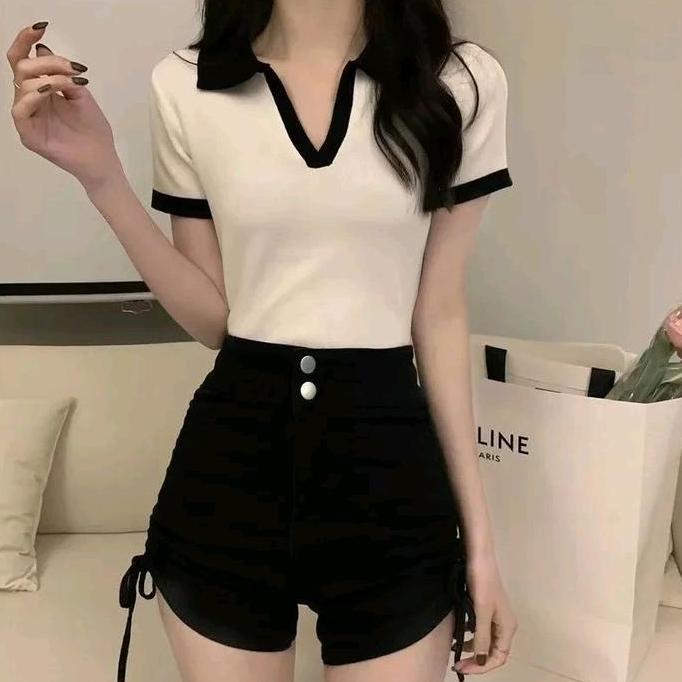 Callwe- Glamstudio - Elia Raglan Crop Top T-Shirt Raglan ( Ct 008 Raglan )