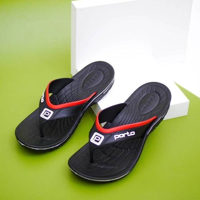 Kids- Porto 1016B Sandal Jepit Karet Anak Laki-Laki Ukuran 24-35 Fashion