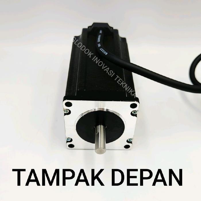 MOTOR STEPPER 57 STEPER NEMA 23 NEMA23 CNC ROUTER 2 PHASE BIPOLAR - EXTRA LONG 112MM ORIGINAL DAN TE