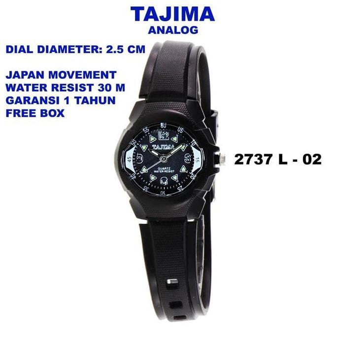 Bans- Jam Tangan Nita Tajima Sports Orginal 2737 Garansi 1 Tahun Quartz Rubber