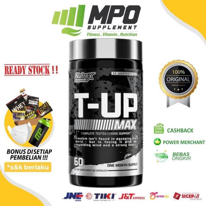 Nutrex T Up MAX (60caps) Testo Booster Natural Testoterone Booster
