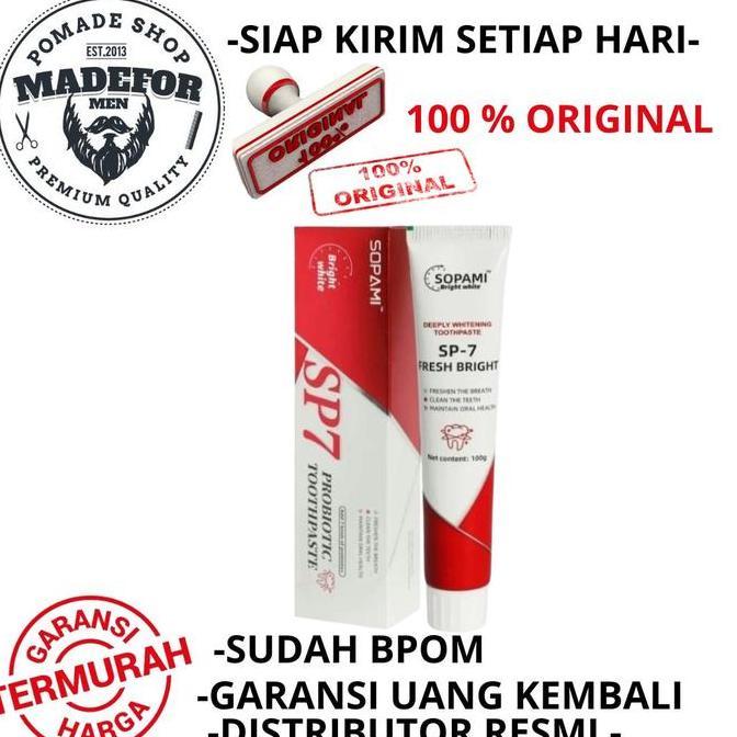 Dente - Sopami Pasta Gigi Sp7 Pasta Gigi Sopami Sp7 Memutihkan Gigi Nafas Segar Pasta Gigi Penghilan