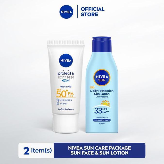 NIVEA SUN FACE & BODY - NIVEA SUN Face Serum Protect & Light Feel SPF 50+ PA+++ 90ml Sunscreen korea