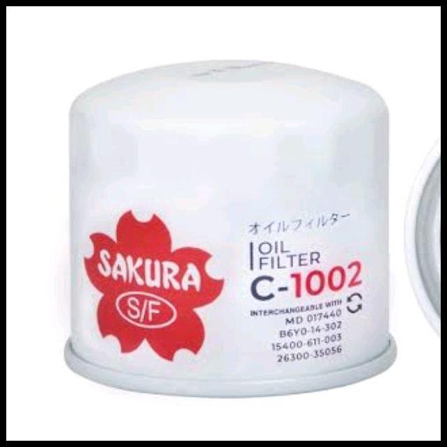 HOT DEAL C1002 OIL FILTER SAKURA / C-1002 OIL FILTER 