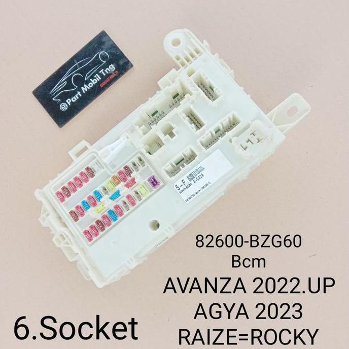 TOQMIJIN Bcm Box Bok Sikering Sikring Toyota Avanza Xenia Agya Raize Rocky 2023-UP 82600 - BZG40 / B