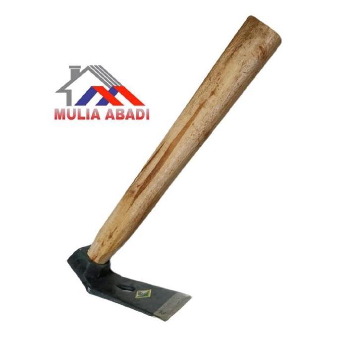 Gardener- Rimbas + Gagang Kayu Set / Petel Cangkul Cap Ayam Jago