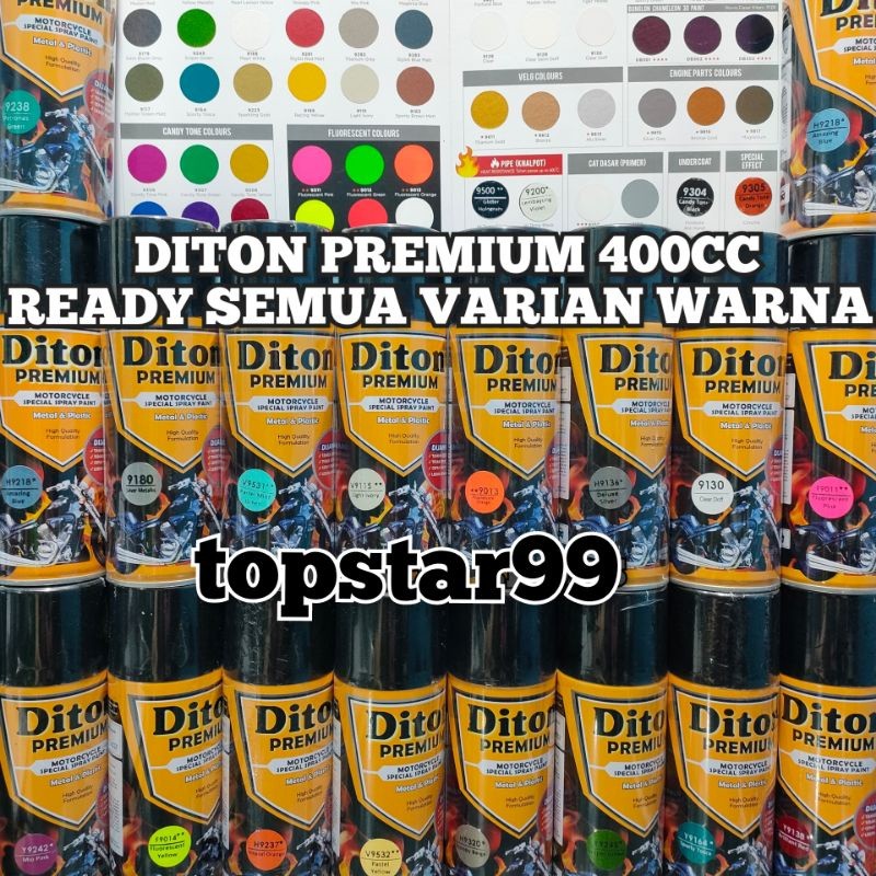 Cat Diton Premium Pilox Pilok Cat Diton Premium Hitam Putih Clear Gold Biru silver Epoxy