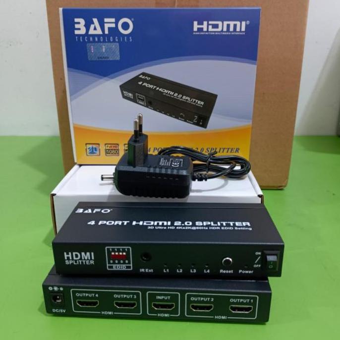 BAFO HDMI SPLITTER 4 PORT / Splitter HDMI 1-4