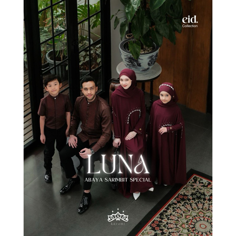 Ready Siap Kirim Sarimbit Abaya Luna By Kazami