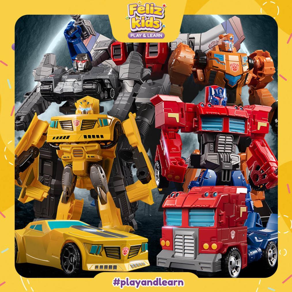 [FELIZKIDS] [FK388] MAINAN ANAK ACTION FIGURE ROBOT TRANSFORMERS OPTIMUS PRIME TRUCK MOBIL BERUBAH R