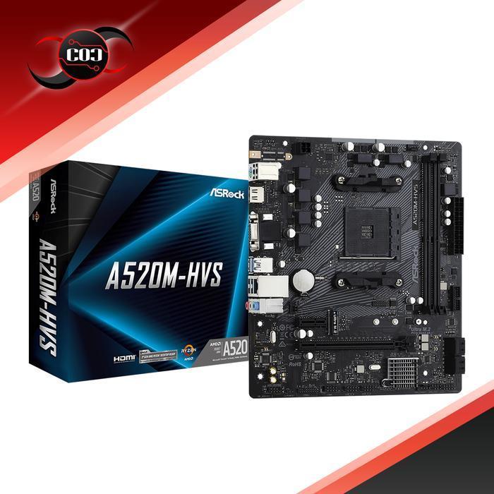 ASROCK A520M-HVS ORIGINAL DAN TERPERCAYA