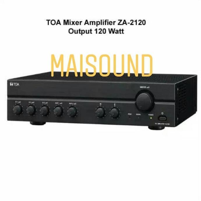 Cezu - Amplifier Toa Za-2120 / Za2120 / Za 2120 Ampli 120 Watt