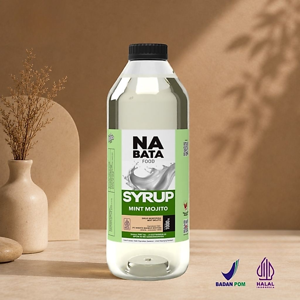 Nabata sirup mint mojito 1000ml/Sirup Nabata mint mojito 1L
