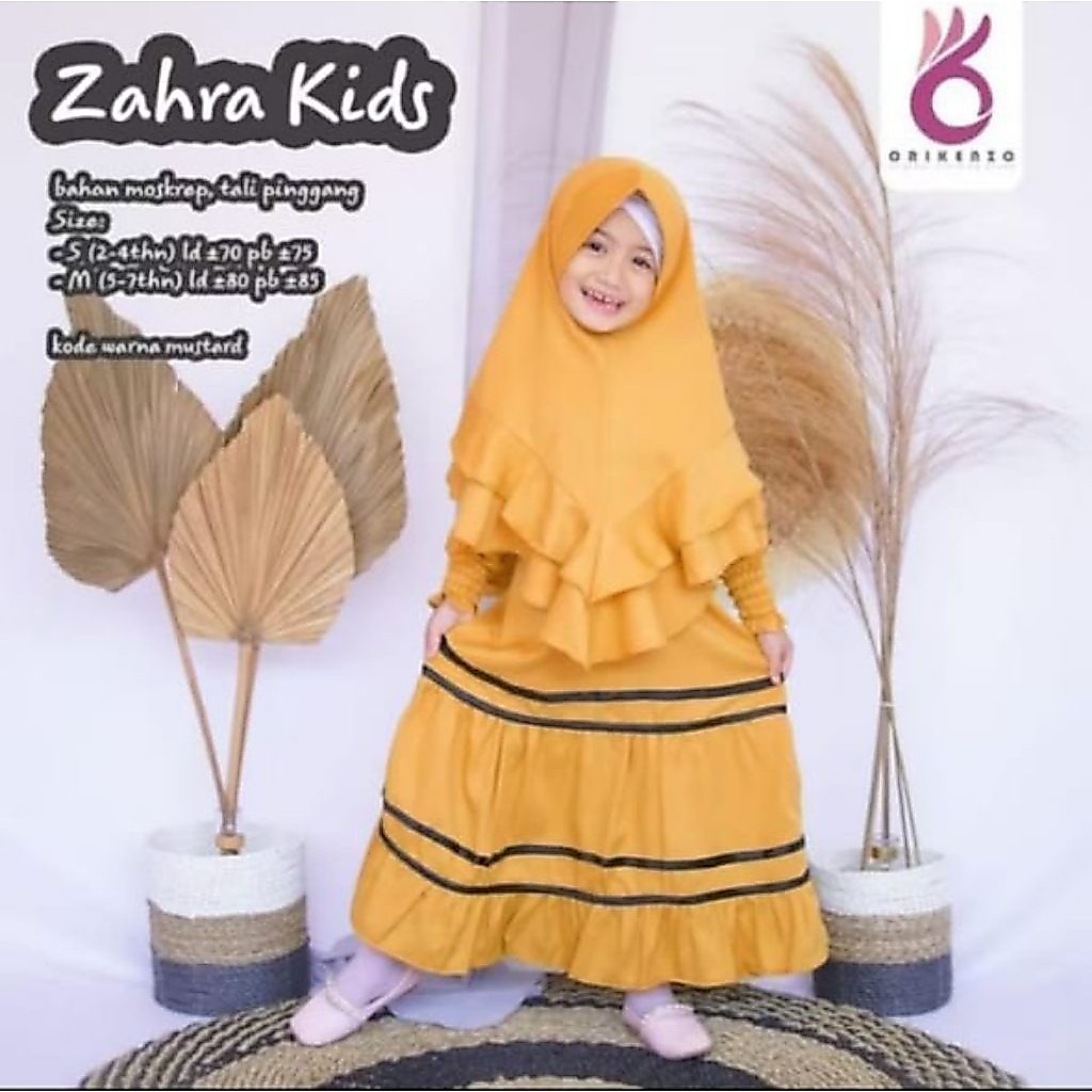 Gamis anak Zahra kids tanpa hijab ( gamis aja )