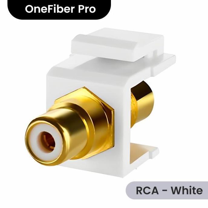 Wkpro- Coupler Keystone Jack Audio Rca Putih - Of166