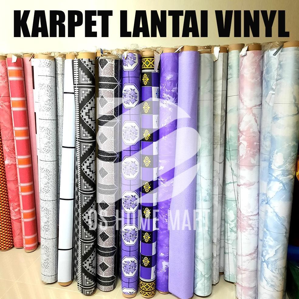 Promo PER ROLL 10 METER Karpet Lantai Plastik Vinyl / Alas Meja Makan Bahan PREMIUM GROSIR Lebar 1.2