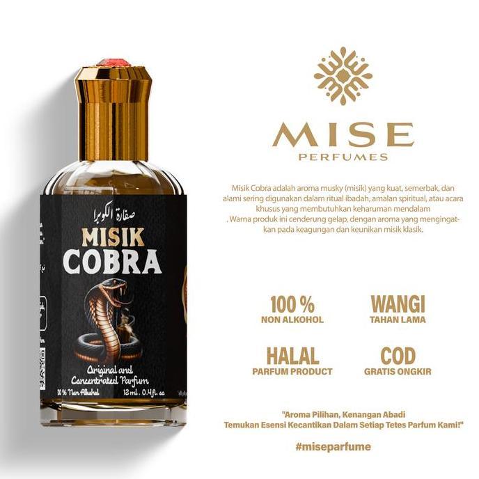 Harum- Parfum Ibadah Misik Cobra (12Ml) Fancy Boquet Non Alkohol