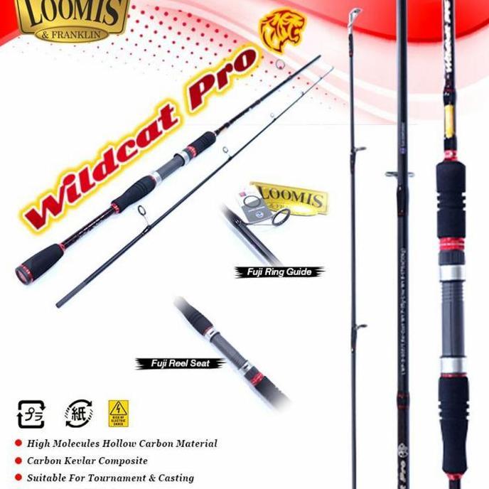 joran loomis wildcat pro 180 210 240 joran carbon laut