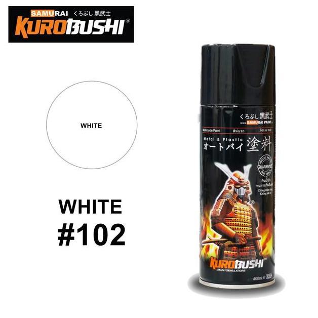 LABAZA Pilox Samurai 102 WHITE 400ml Cat Putih Samurai 102 Cat Samurai