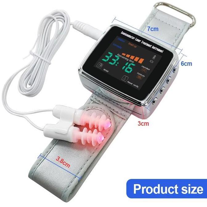 VATERCOM Jam Tangan Terapi Nano Laser Therapy Watch 13 Hole 650nm