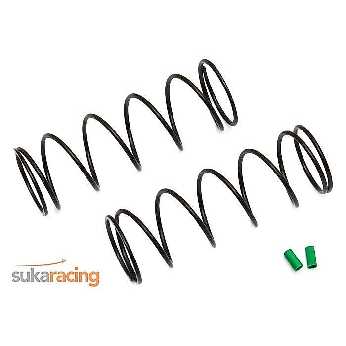 Team Associated - 12 mm Shock Springs, 54mm, green, 3.75 lb-in 91635