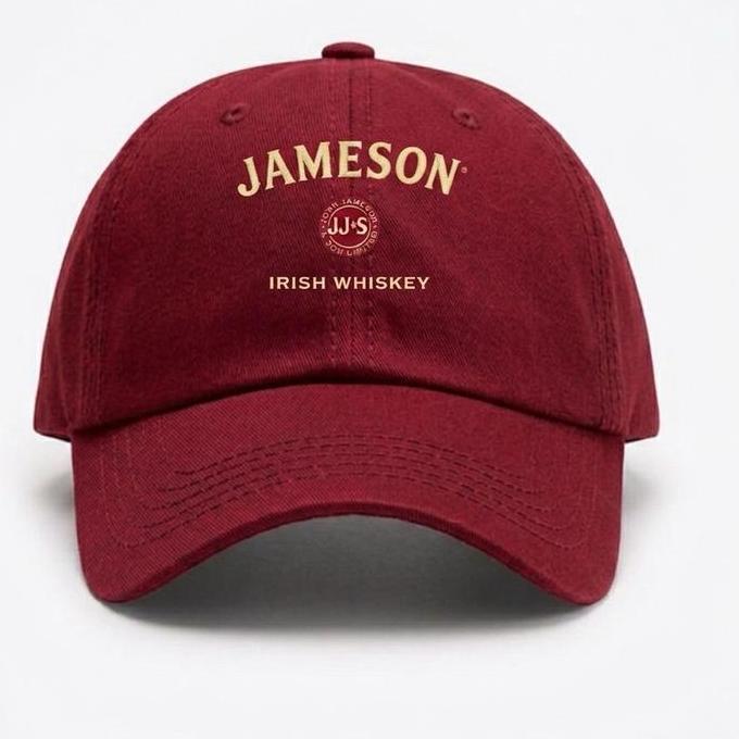 Jameson Topi Jameson dengan Logo Irish Whiskey untuk Gaya Kasual HSS
