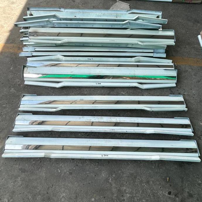 ZCXVC Bemper HEREX Belakang Pickup dan Truk, Bahan Plat dan Stainless, Dudukan Lampu Stoplamp Belaka