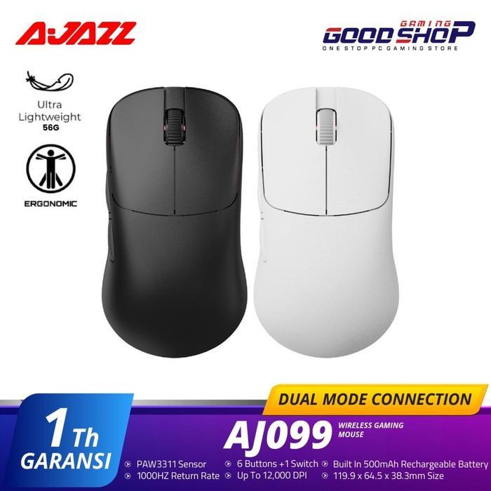 Ajazz AJ099 Ultra Lightweight Dual Mode Gaming Mouse