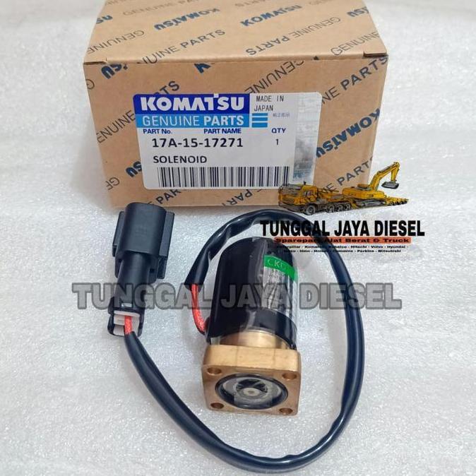 SOLENOID VALVE LOADER WA180 WA100 WA200 WA380 WA400 SELENOID 17A-15-17271 KOMATSU HEMAT