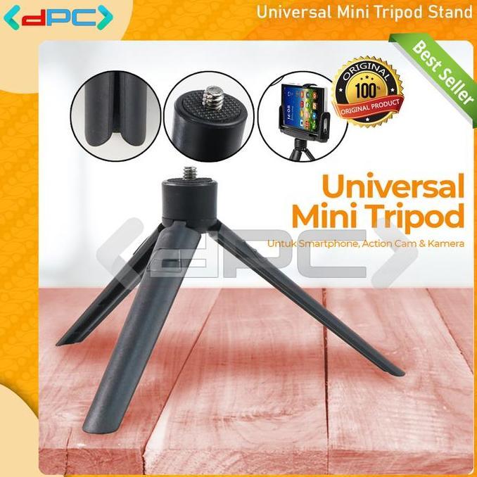 DIKARTELLA Universal Mini Tripod Stand Panjang 8 - 12 cm
