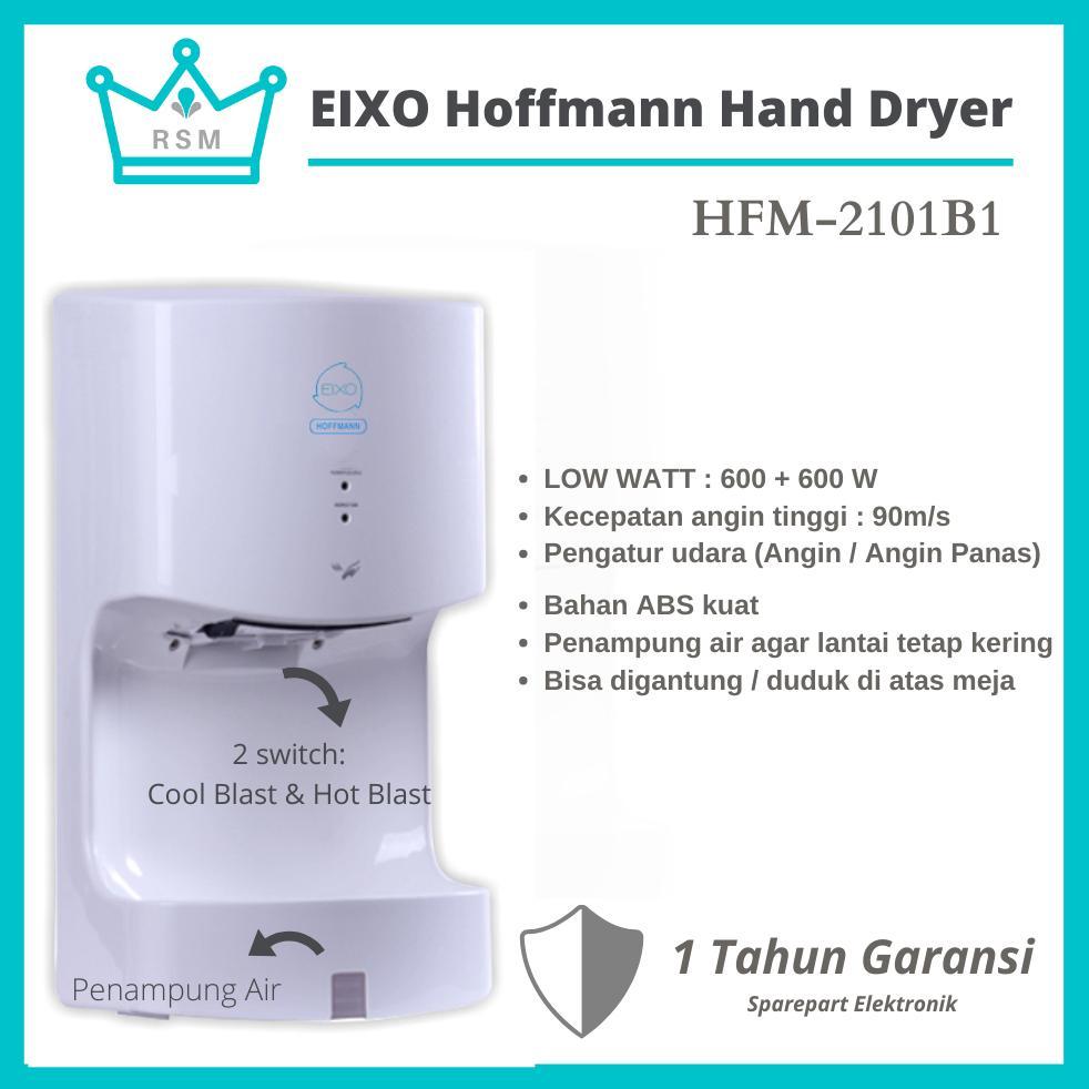 Hand Dryer EIXO Hoffmann Low Watt Pengering Tangan Cold Hot Otomatis