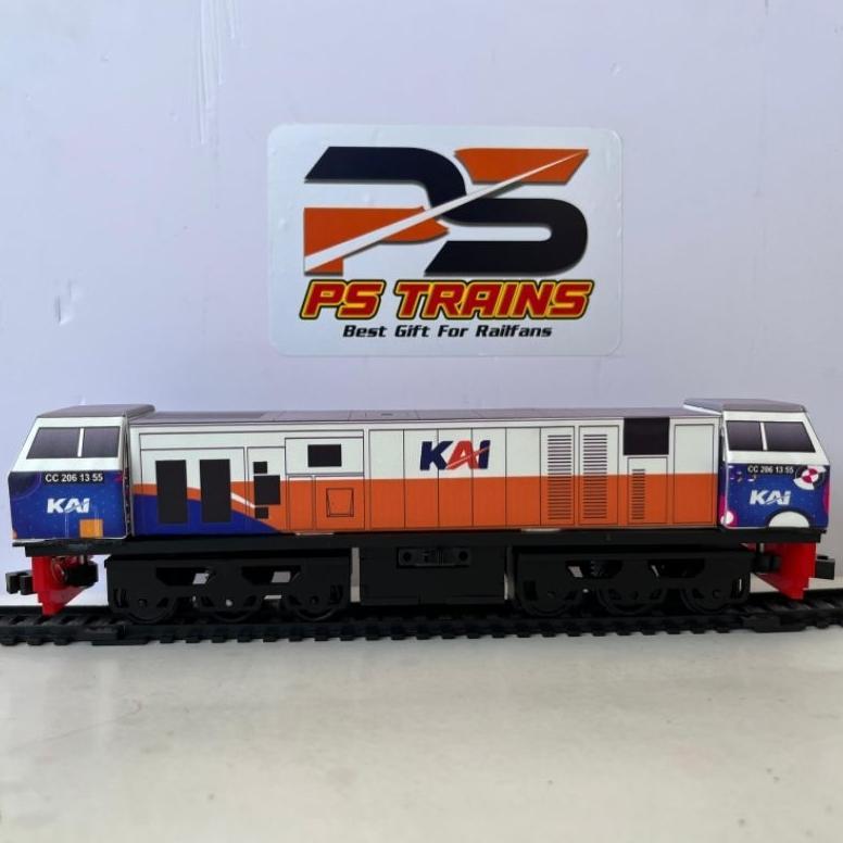 [NEW] [ MODE CHARGER ] DOUBLE DINAMO MAINAN LOKOMOTIF KERETA API INDONESIA CC206 HYPE TRIP NEW GENER