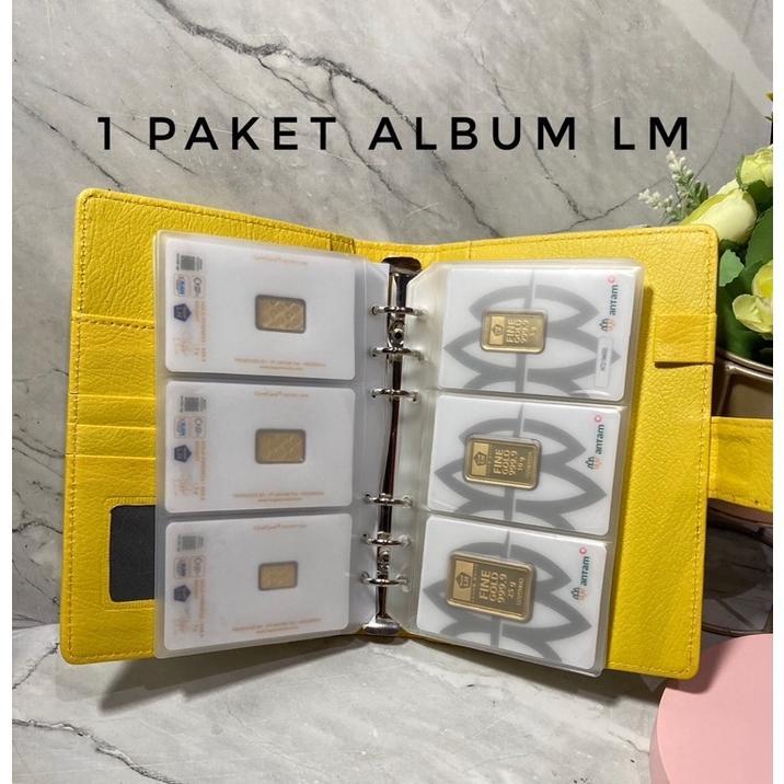 Termurah Album Logam Mulia Dompet Emas Binder Tempat Penyimpanan LM Sinking Funds