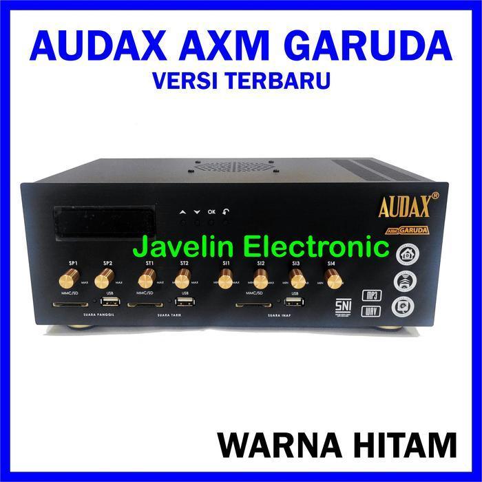 AMPLI WALET AUDAX AXM GARUDA AMPLIFIER 3 PLAYER + TIMER + CHARGER ORIGINAL DAN TERPERCAYA