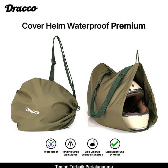 Helmet- Dracco Sarung Helm Motor Terproof Helmet Cover Aksess Motor