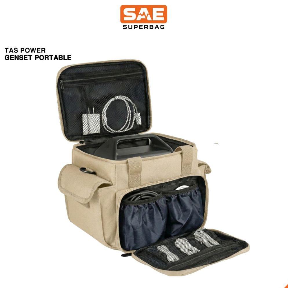 [LUNGGAGE MALL] Tas Power Station Portable Organizer Bag Waterproof Anti-Shock for Jackery Explorer