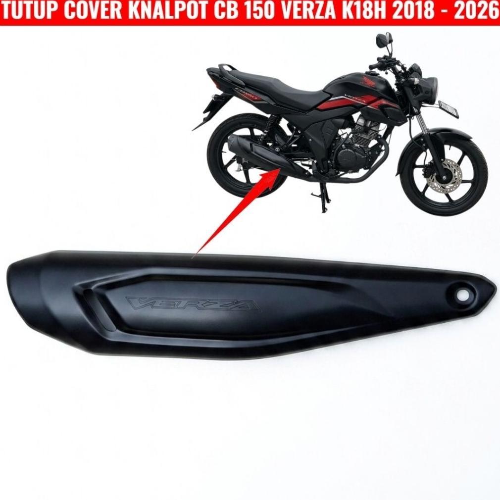 TUTUP COVER KNALPOT CB VERZA 150 2018 - 2025 BERKUALITAS 18311K18960