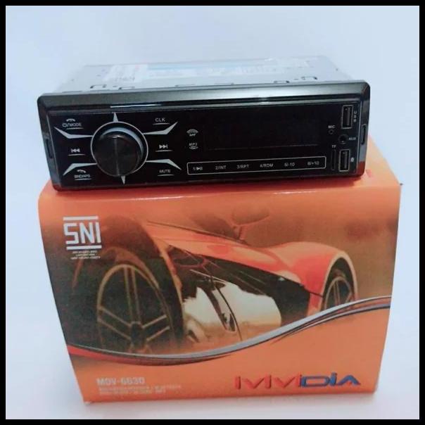 HOT DEAL SINGLE DIN MP3 BLUETOOTH TAPE MOBIL MVIDIA MDV-6630 - DINASTI AUDIO