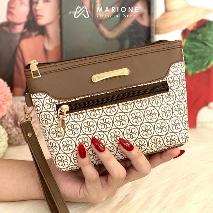 Raggi Store - Dompet Lebar Serbaguna Pouch Dompet Uang HP Besar dll - Dompet Rihana