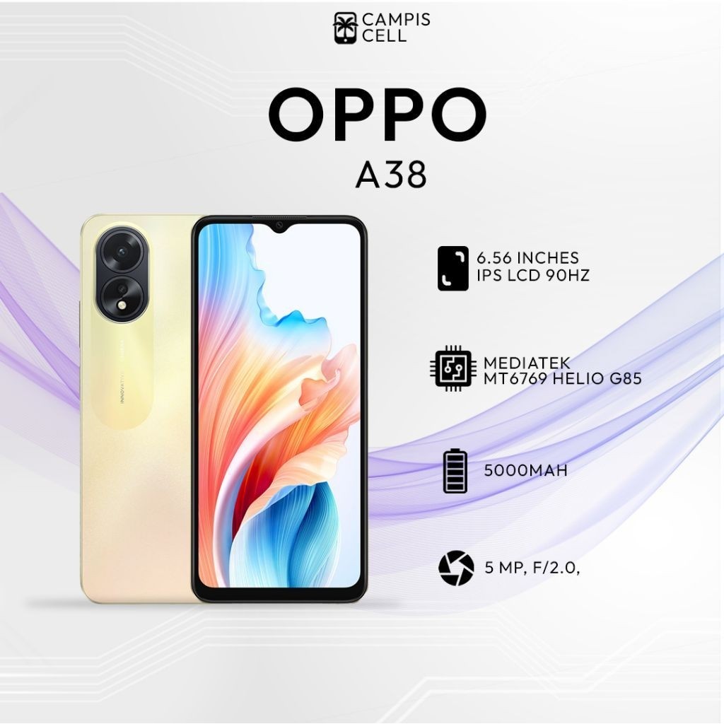Handphone Oppo A38 Ram 6 128GB