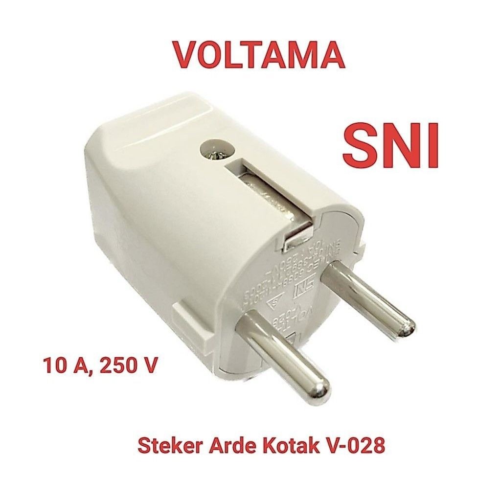 STEKER ARDE PETAK VOLTAMA V-028 / KEPALA COLOKAN VOLTAMA