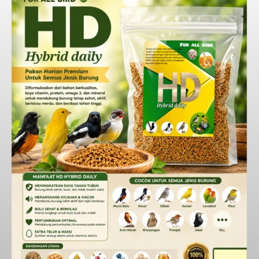 pakan semua jenis Burung HD