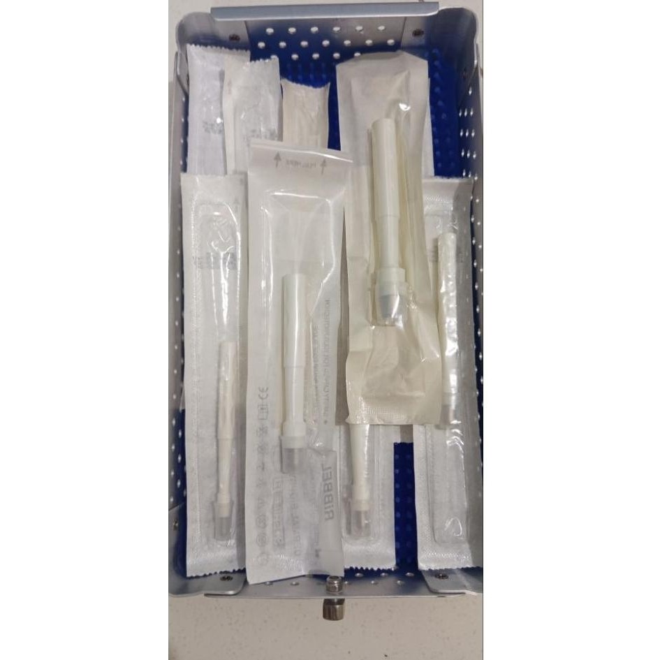 Ribbel Dermal Biopsy Punch Sterile/ Biopsy Punch Dermal Disposible/ Ribbel Biopsy Punch Alat Bedah M