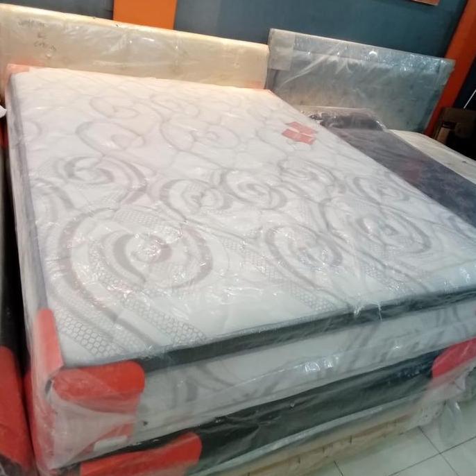 Springbed ROMANCE New Plushtop Boston 120x200 (Bonus Bantal Romance 2 Pcs)