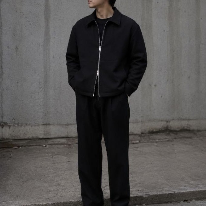 La Fudge Store Two Way/Double Zipper Blouson Jacket Favorite Item